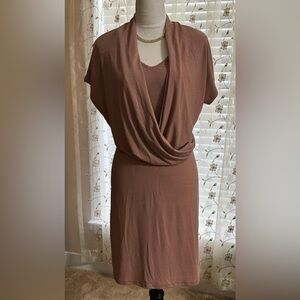 NWT Allie Rose beautiful Mauve Size L dress